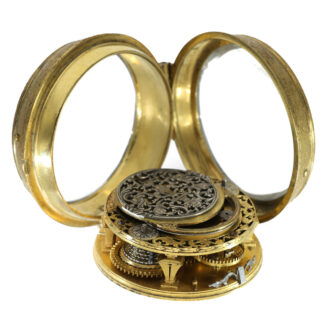 Belgian brass large museum quality verge pocket watch Circa 1700