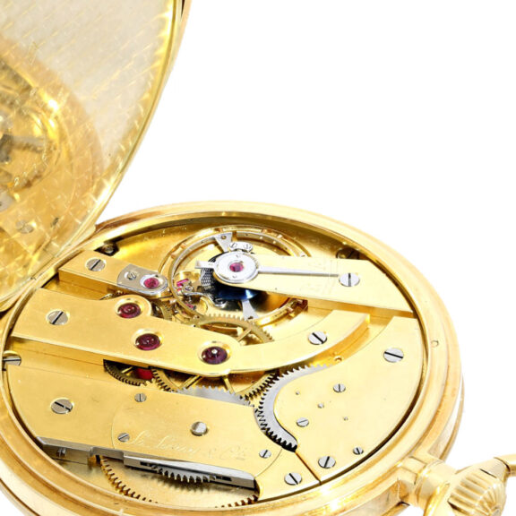Extremely rare French gold lever pocket watch Circa 1930 Extremely rare French gold lever pocket watch Circa 1930