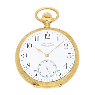 Swiss gold anker chronometer pocket watch Circa 1912