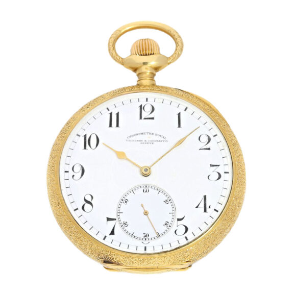 Swiss gold anker chronometer pocket watch Circa 1912