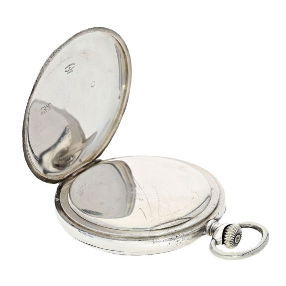 Swiss silver with anker chronometer movement Circa 1940 Swiss silver with anker chronometer movement Circa 1940