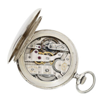 Swiss silver with anker chronometer movement Circa 1940