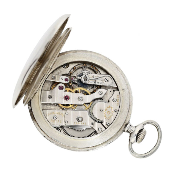 Swiss silver with anker chronometer movement Circa 1940 Swiss silver with anker chronometer movement Circa 1940