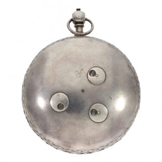 French silver coach clock with self strike and alarm Circa 1650