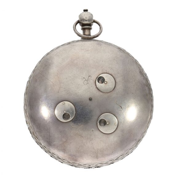 French silver coach clock with self strike and alarm Circa 1650 French silver coach clock with self strike and alarm Circa 1650