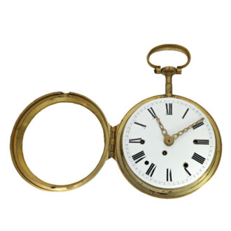 Austrian brass highly complicated carriage clock Circa 1800