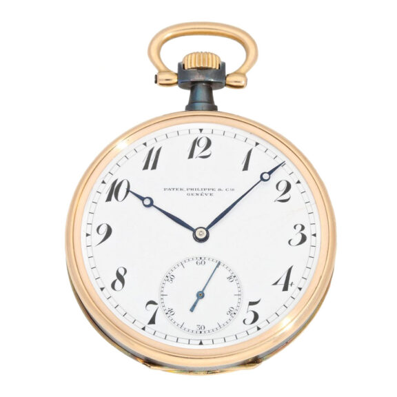 Rare Swiss gold watch in special case steel Circa 1914 Rare Swiss gold watch in special case steel Circa 1914