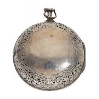 Fine English silver à tact oignon watch with à toc repeater Circa 1700