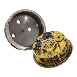 French silver early single handed pocket watch Circa 1660