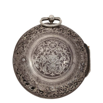 French silver early single handed pocket watch Circa 1660