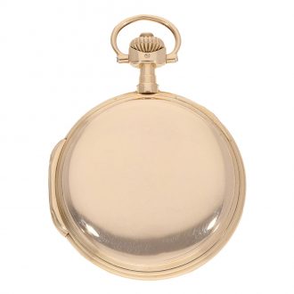 German 18 carat gold Louis XV gold full hunter case watch Circa 1912