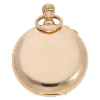 Swiss heavy and rare gold split seconds chronograph Circa 1893