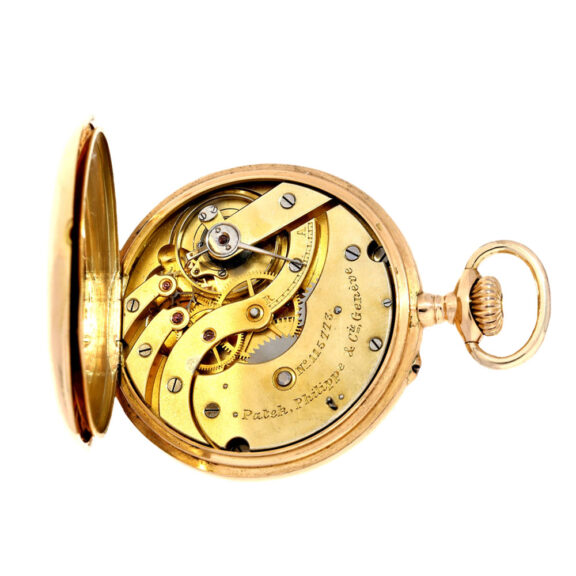 Swiss gold open faced lever pocket watch Circa 1901 Swiss gold open faced lever pocket watch Circa 1901