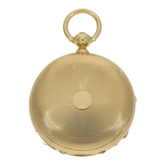 Swiss 18 carat gold astronomical anker chronometer in original box Circa 1860 Swiss 18 carat gold astronomical anker chronometer in original box Circa 1860