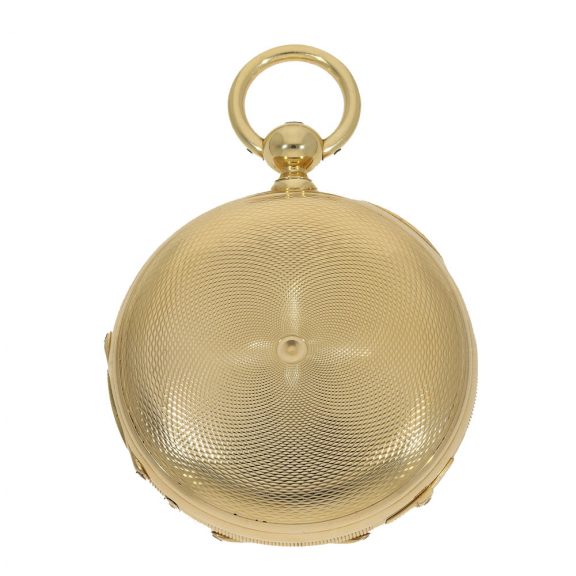 Swiss 18 carat gold astronomical anker chronometer in original box Circa 1860 Swiss 18 carat gold astronomical anker chronometer in original box Circa 1860
