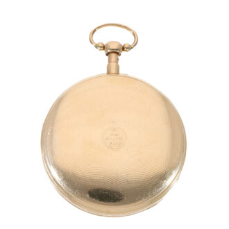 German 18 carat gold musical cylinder watch Crica 1810