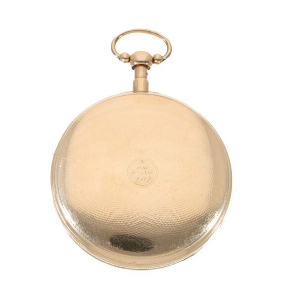 German 18 carat gold musical cylinder watch Crica 1810 German 18 carat gold musical cylinder watch Crica 1810