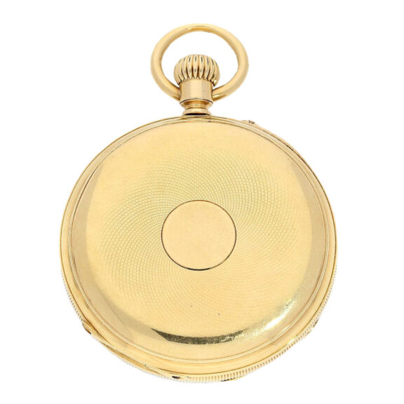 Swiss gold watch with experimental movement Circa 1876 Swiss gold watch with experimental movement Circa 1876