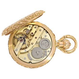 French rare Neo Renaissance splendour pocket watch Circa 1865