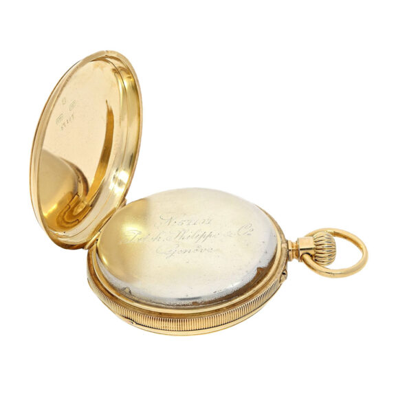 Swiss gold watch with experimental movement Circa 1876 Swiss gold watch with experimental movement Circa 1876