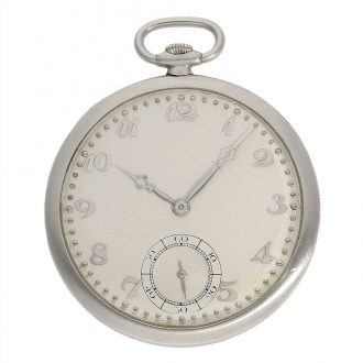 Swiss Art Deco dress watch with platinum case Circa 1935