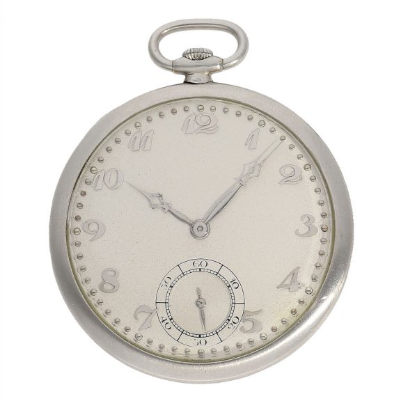 Swiss Art Deco dress watch with platinum case Circa 1935