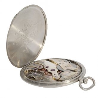 Swiss Art Deco dress watch with platinum case Circa 1935