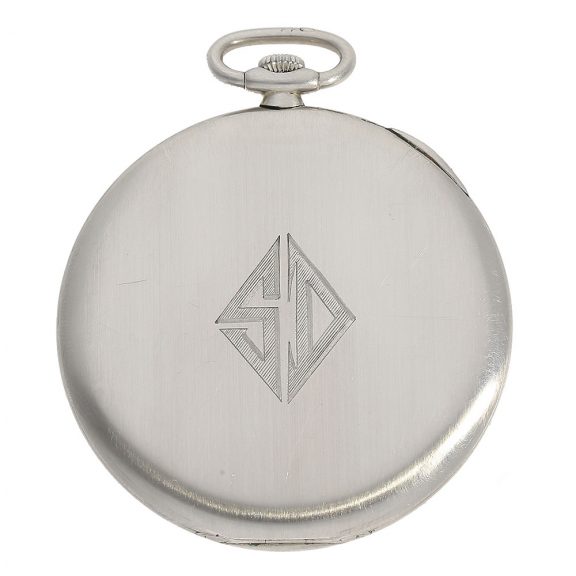 Swiss Art Deco dress watch with platinum case Circa 1935 Swiss Art Deco dress watch with platinum case Circa 1935