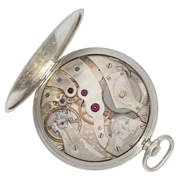Swiss Art Deco dress watch with platinum case Circa 1935 Swiss Art Deco dress watch with platinum case Circa 1935