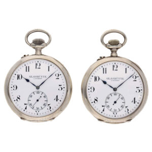 German silver chronometer deck watches made for the navy Circa 1915