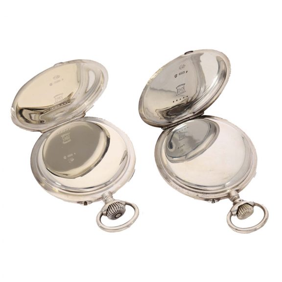 German silver chronometer deck watches made for the navy Circa 1915 German silver chronometer deck watches made for the navy Circa 1915