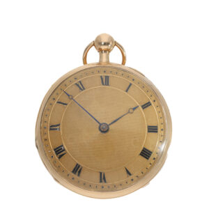 French 18 carat gold large lépine pocket watch Circa 1820