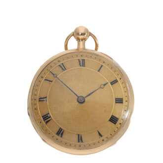 French 18 carat gold large lépine pocket watch Circa 1820
