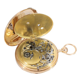 French 18 carat gold large lépine pocket watch Circa 1820 French 18 carat gold large lépine pocket watch Circa 1820