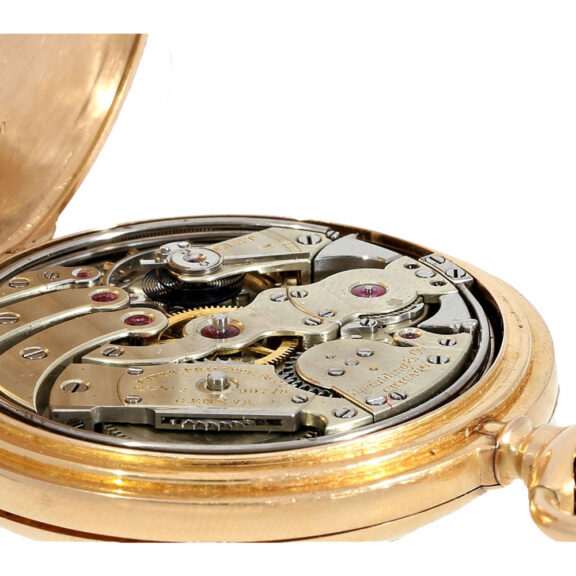 Swiss rare gold five minute repeating watch Circa 1892 Swiss rare gold five minute repeating watch Circa 1892