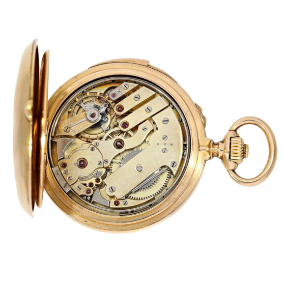 French very fine minute repeating gold pocket watch Circa 1896 French very fine minute repeating gold pocket watch Circa 1896