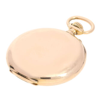 Swiss gold open faced anker chronometer watch Circa 1906