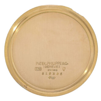 The dial, dust cover and movement are signed