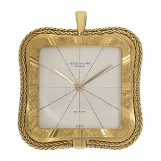 Swiss 18 carat gold pendant watch with double signature Circa 1960