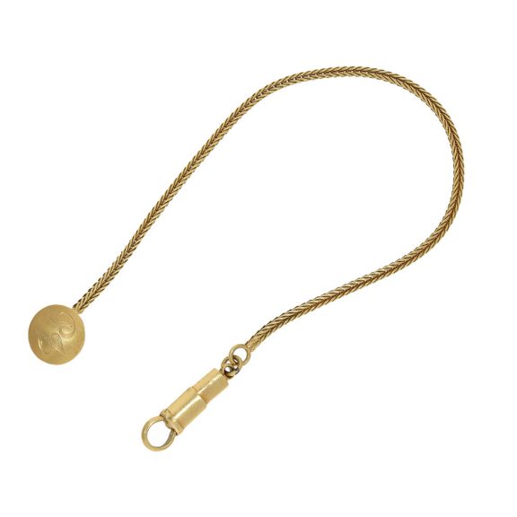 Swiss 18 carat gold pendant watch with double signature Circa 1960 Swiss 18 carat gold pendant watch with double signature Circa 1960