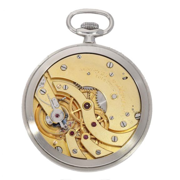 Swiss steel pocket watch with lever escapement Circa 1930 Swiss steel pocket watch with lever escapement Circa 1930
