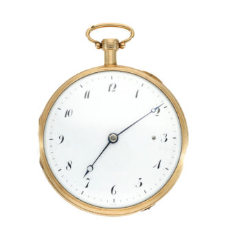 Swiss 18 carat gold exceptionally large music watch Circa 1800