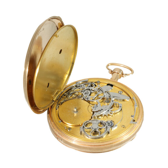 Swiss 18 carat gold exceptionally large music watch Circa 1800 Swiss 18 carat gold exceptionally large music watch Circa 1800
