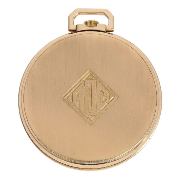 On the back of the case, one can find the intricate "ACF" engraving On the back of the case, one can find the intricate "ACF" engraving