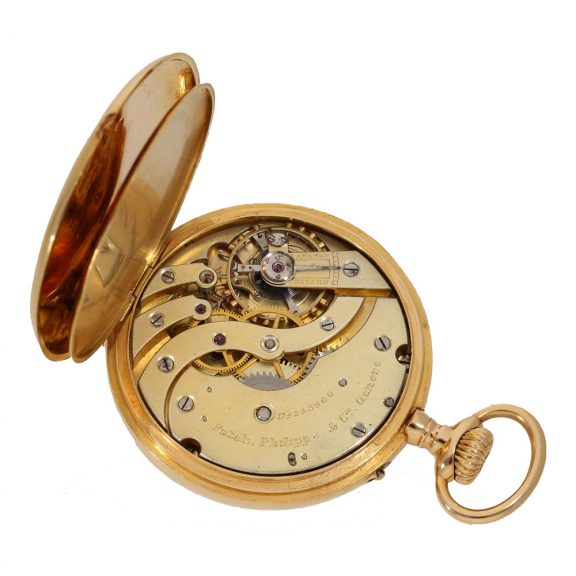 Swiss 18 carat gold watch with very unusual dial Circa 1900 Swiss 18 carat gold watch with very unusual dial Circa 1900