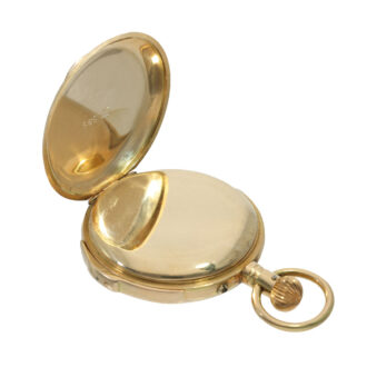 French 14 carat gold technically highly interesting pocket watch Circa 1855 French 14 carat gold technically highly interesting pocket watch Circa 1855