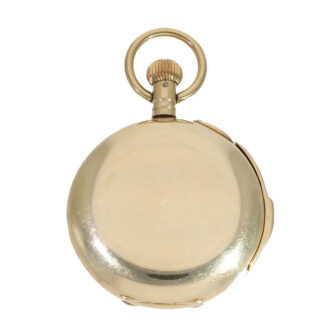 French 14 carat gold technically highly interesting pocket watch Circa 1855 French 14 carat gold technically highly interesting pocket watch Circa 1855