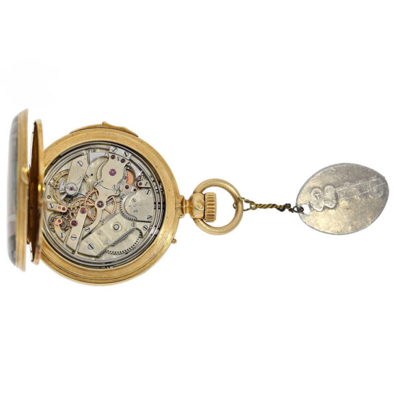French gold quarter repeating ladies lever watch Circa 1860 French gold quarter repeating ladies lever watch Circa 1860