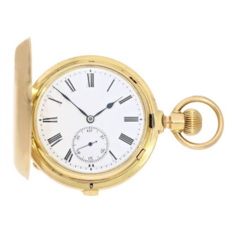 Swiss repeating watch with Grande Sonnerie Carillon Circa 1895