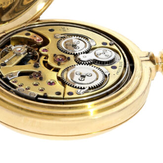 Swiss repeating watch with Grande Sonnerie Carillon Circa 1895